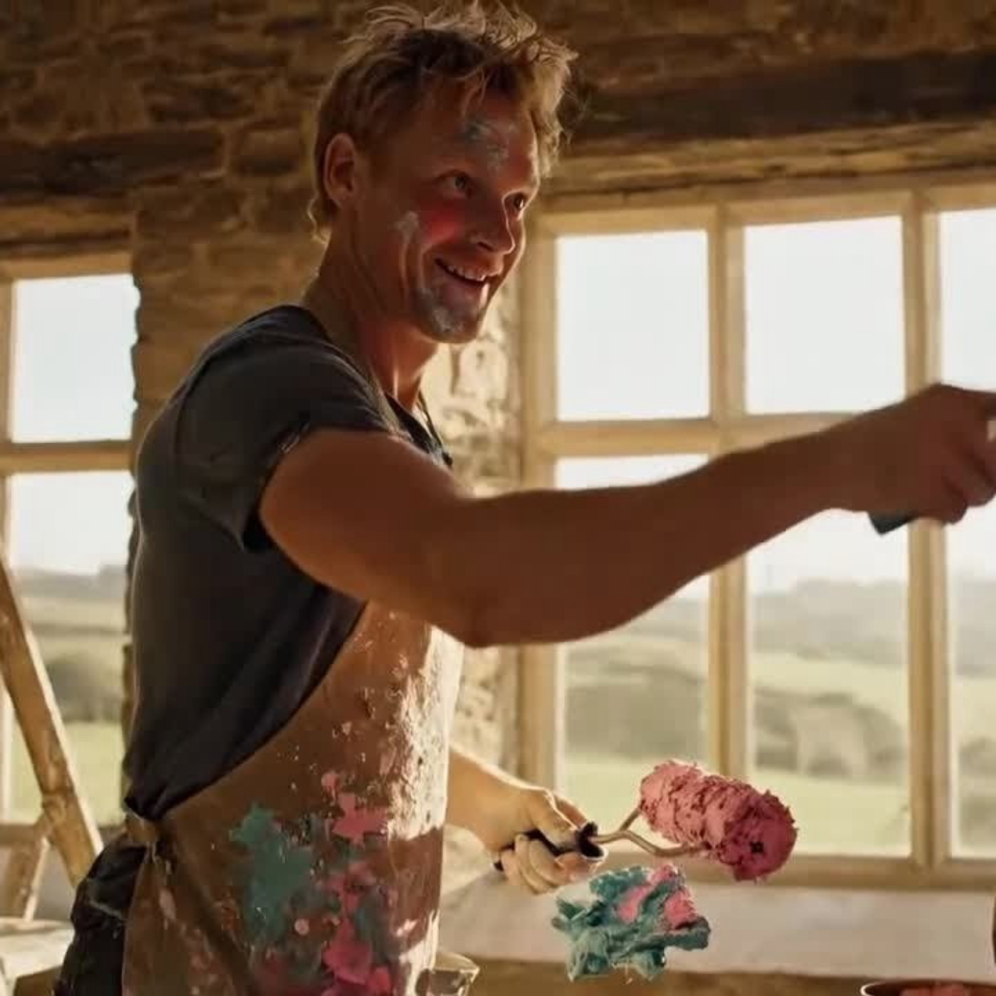 Paint on tha skin cover art