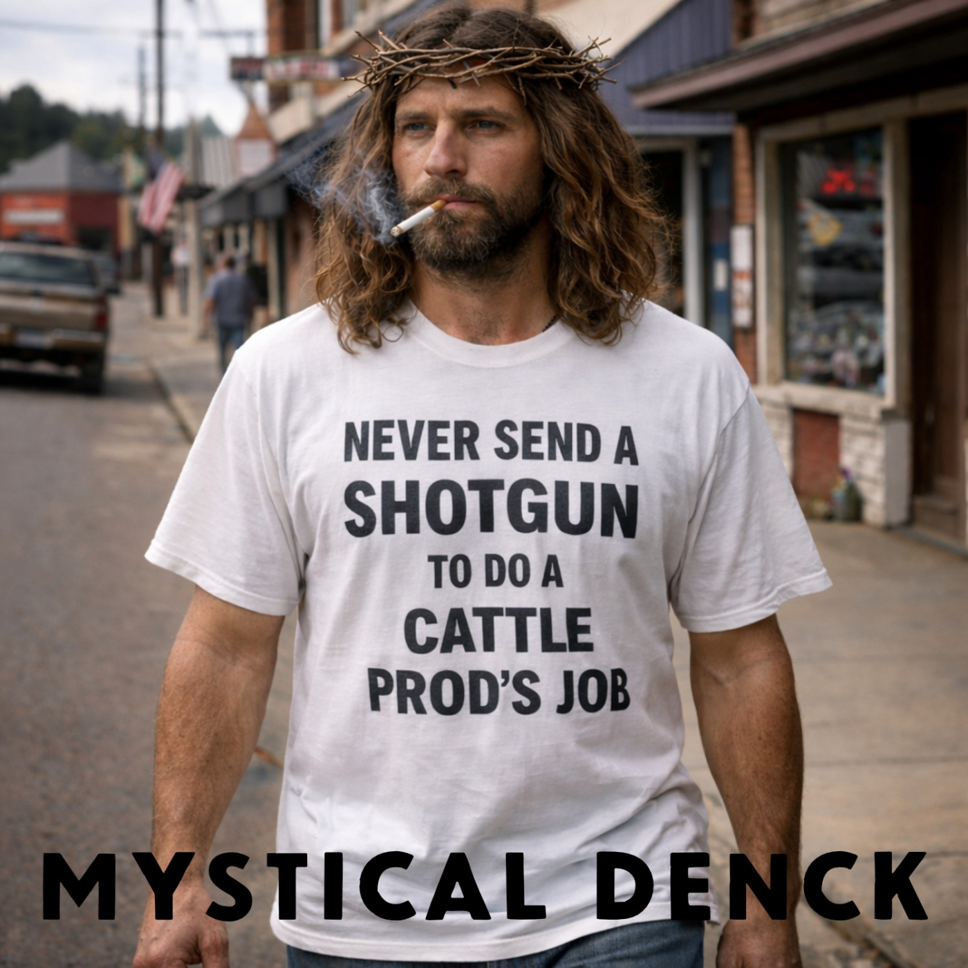 Never Send A Shotgun to Do a Cattle Prod's Job podcast artwork
