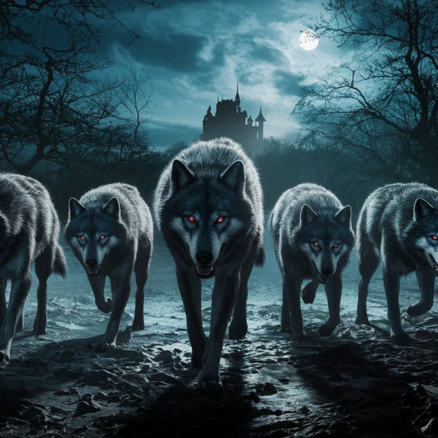 Wolves invading in the dead of night podcast artwork