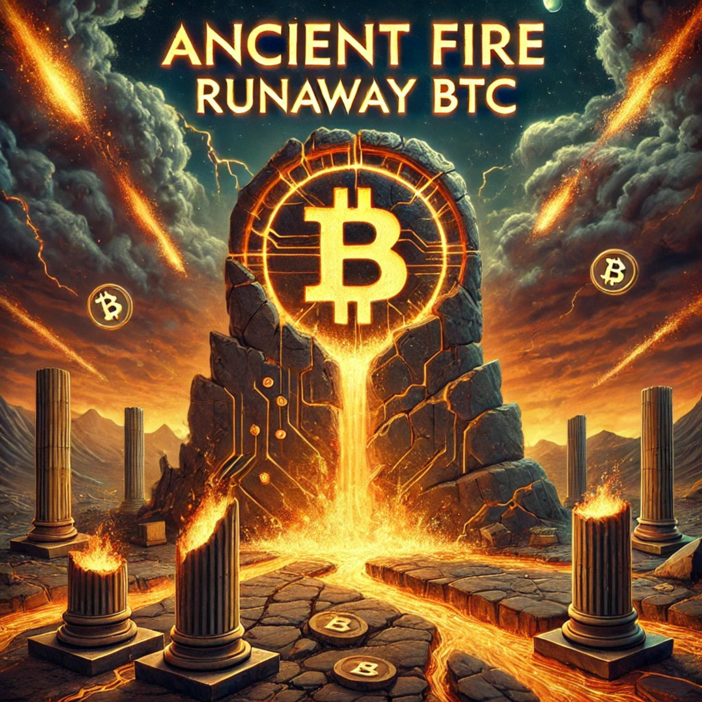 Ancient Fire, Runaway BTC podcast artwork