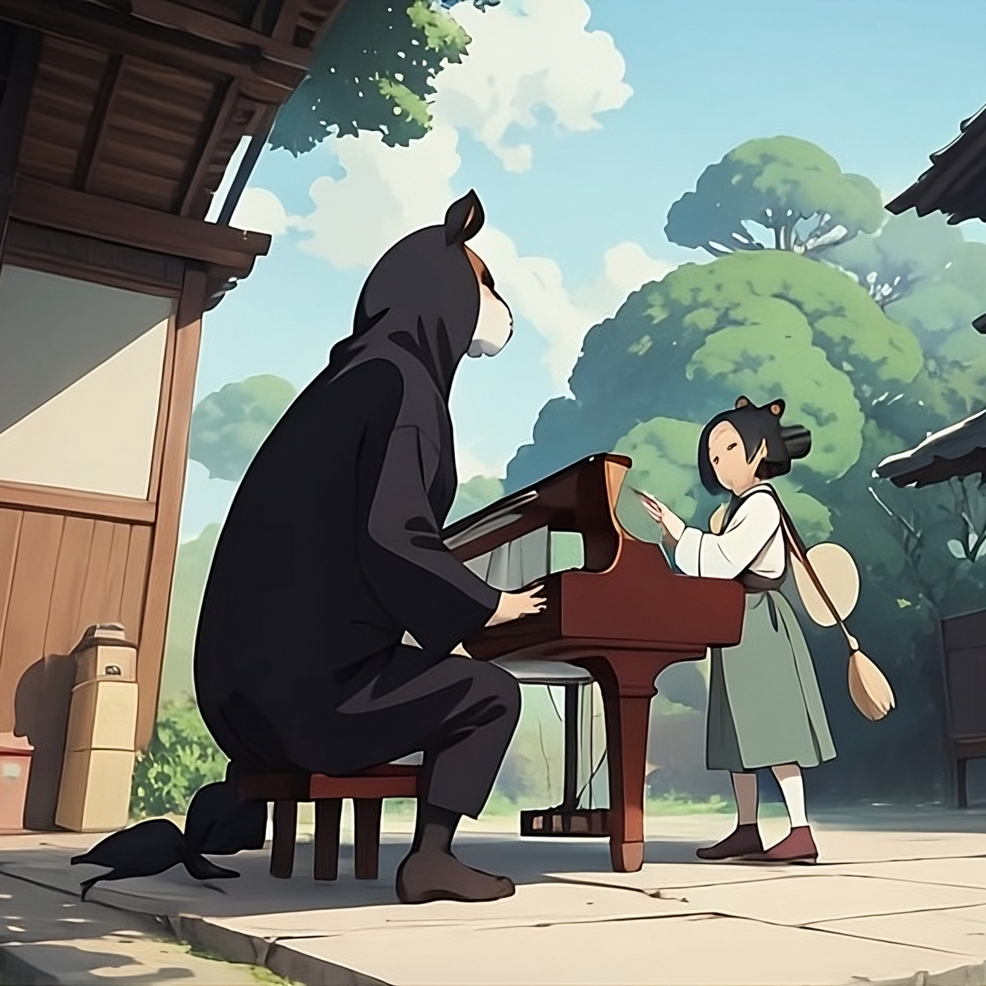 Piano Serene Music for Sleep 💨 Kaze no Michi (The Path of the Wind) podcast artwork