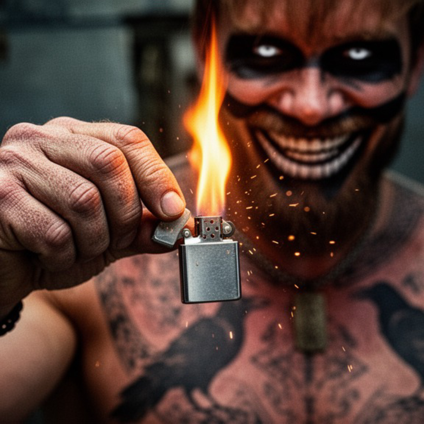 Painted grin killer klown mix