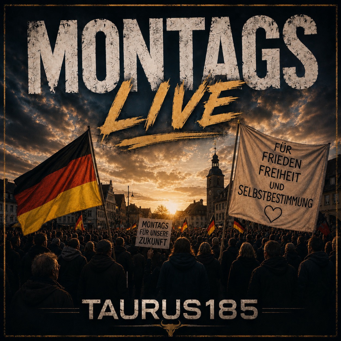 Montags live podcast artwork