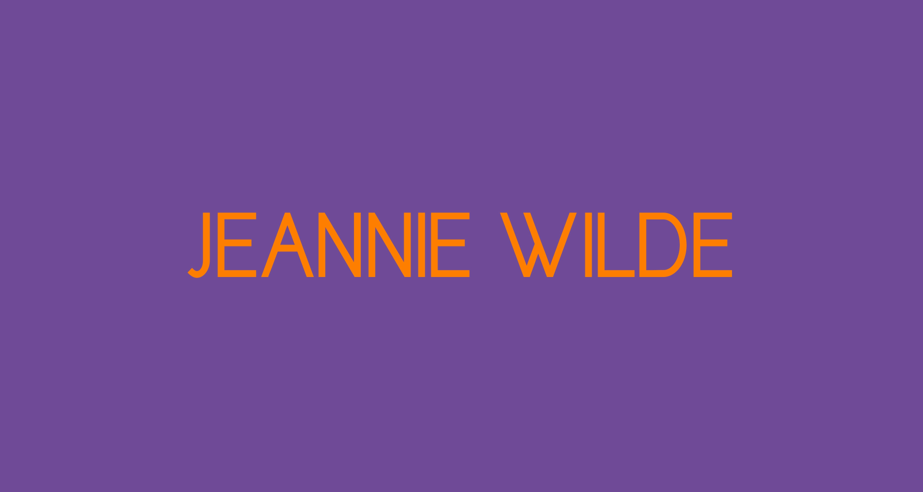 Jeannie Wilde